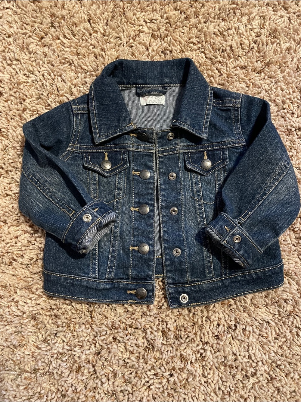 1989 Place Dark Blue Kids Denim Jean Jacket